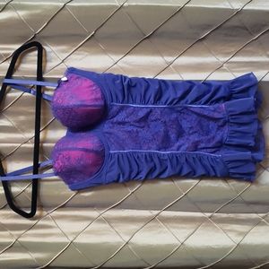 NWT- Temptations Underwire 2 Piece Teddy Set